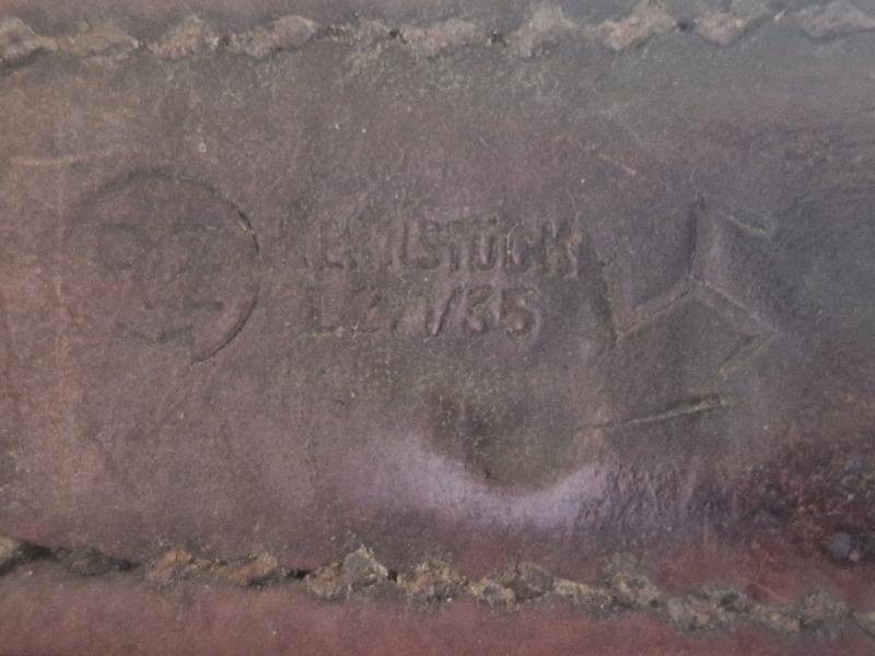 German Belt Leather Possible SS Issue — image 2