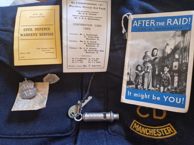 Manchester Civil Defence Battledress and Trousers etc Group — image 3