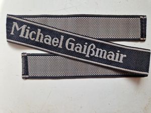 Michael Gaismair Bevo SS Cuff Title