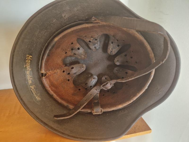 Army M40 Single Decal Combat Helmet Ex Chicken Wire Tropical Camo — image 5