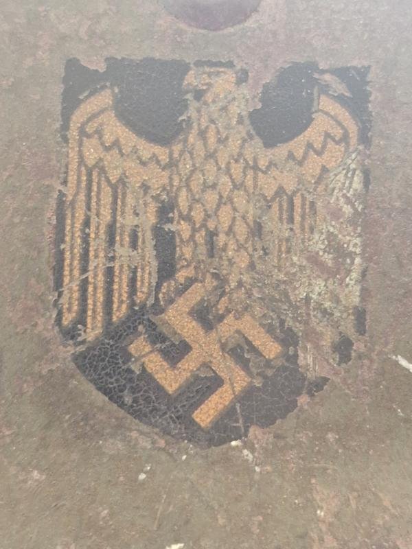 Navy/Kriegsmarine M35 Double Decal Helmet — image 5