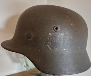 Army M40 X Single Decal Combat Helmet