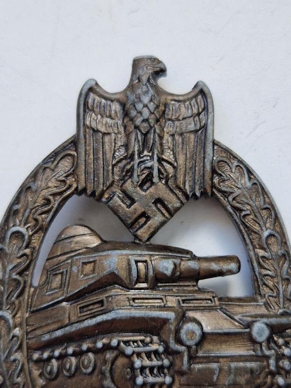 Bronze Panzer Badge AS Maker — image 2
