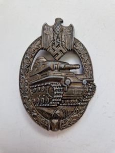 Bronze Panzer Badge AS Maker