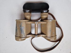 Combat German Binoculars with Cover and Strap
