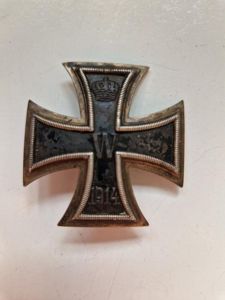 Iron Cross 1st Class 1914 Silver and Convex