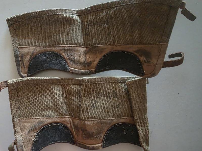 WW2 British Gaiters 1944 Pair — image 4