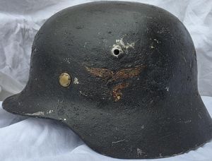 M35 Luftwaffe Early Double Decal Helmet