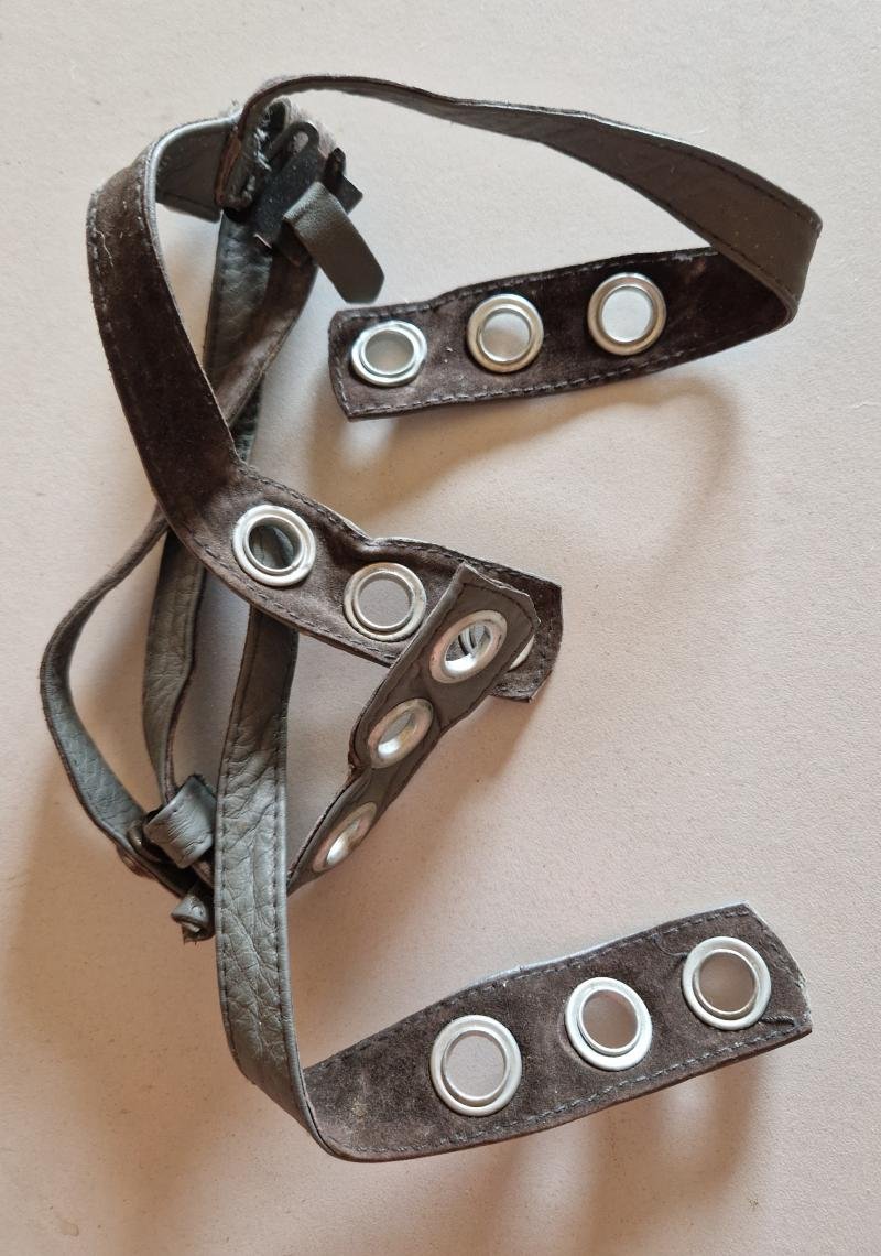 Early West German Paratrooper Helmet Chinstraps