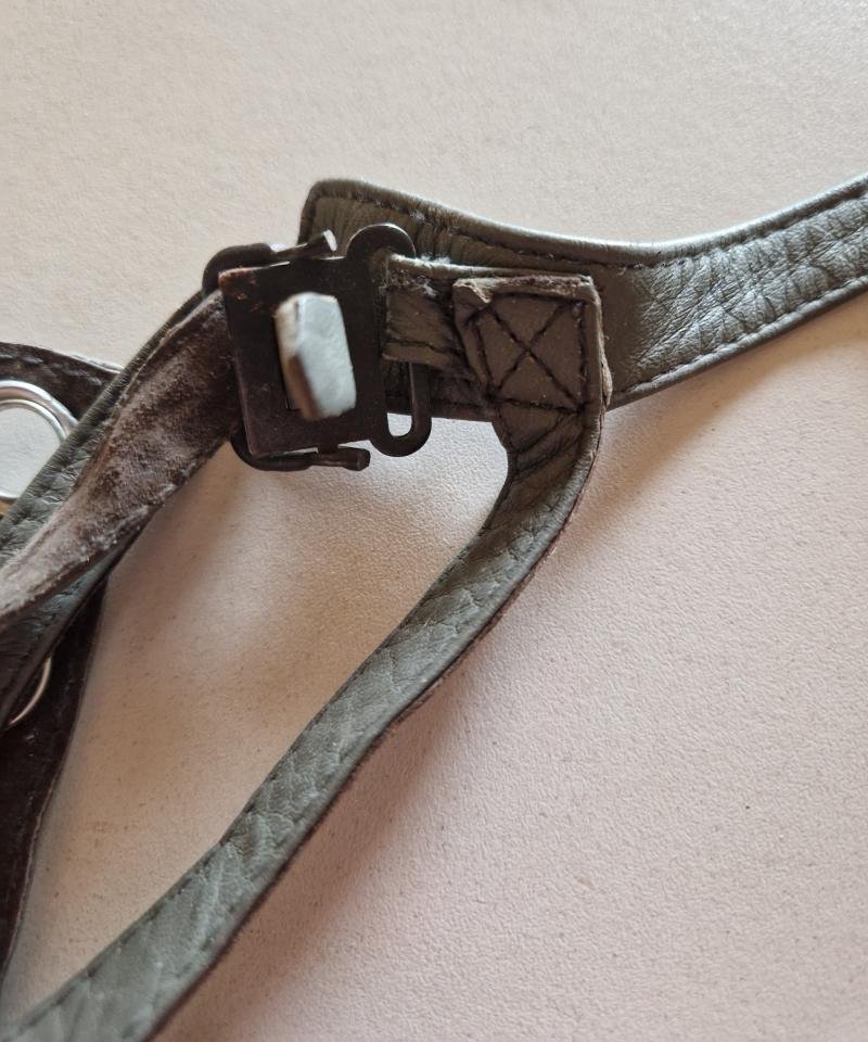 Early West German Paratrooper Helmet Chinstraps — image 5