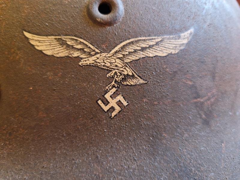 Luftwaffe M42 Single Decal Combat Helmet — image 5