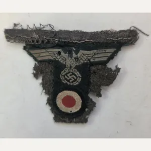 Army Ski Cap Badge on Section of Cap