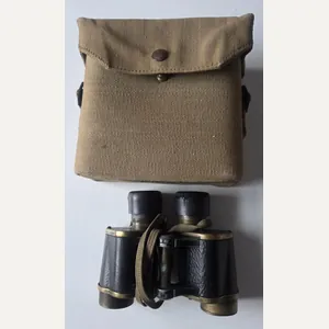British WW2 Binoculars with Case