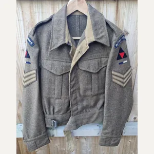 British WW2 3rd Infantry signals Nco Battledress