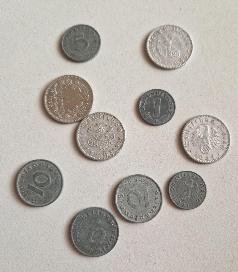Group of German Coins — image 2