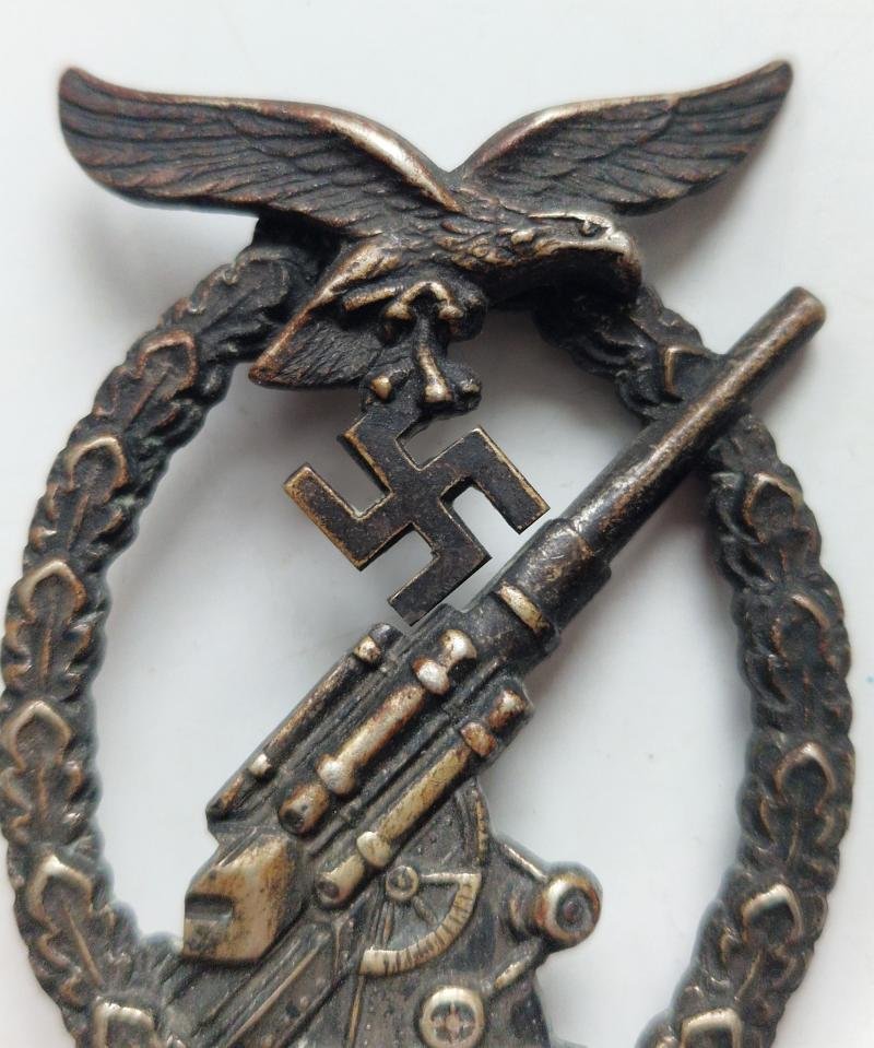 Early Luftwaffe Flak Badge — image 2