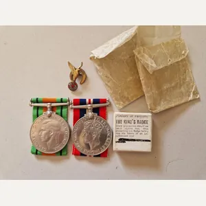 British Pair of Ww2 Medals