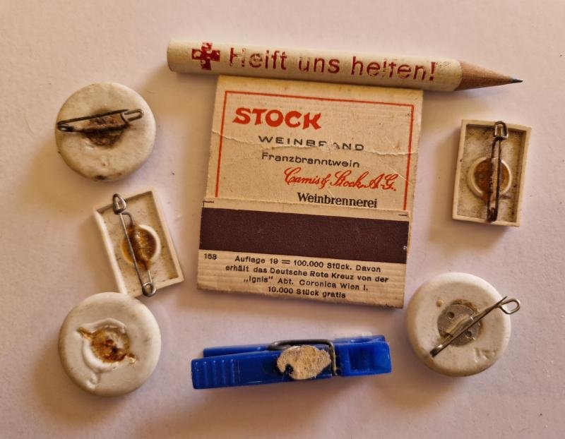 Group of German Ww2 Red Cross Items — image 2