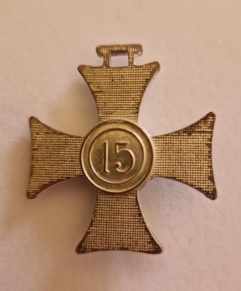 Austrian 15 Year Service Cross — image 2
