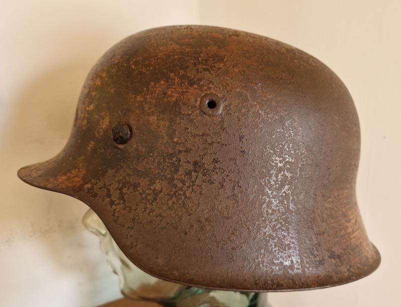 German Tropical Camo M42 Helmet — image 3