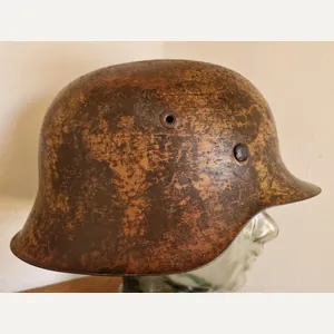 German Tropical Camo M42 Helmet