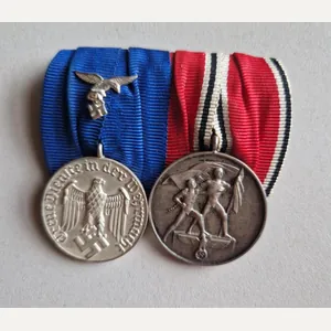 Luftwaffe 4 Year Service and 13th of March Court Mounted