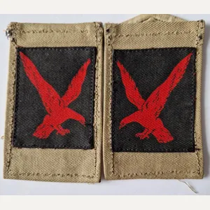 WW2 4th Indian Formation Sign pair