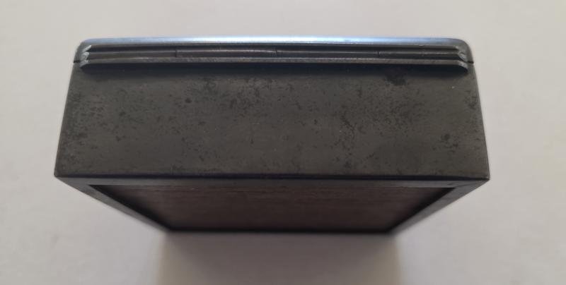 Metal small WW1 Cigarette Box 1914 Iron Cross to lid — image 3