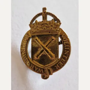 War Munitions Volunteer British WW1 Badge