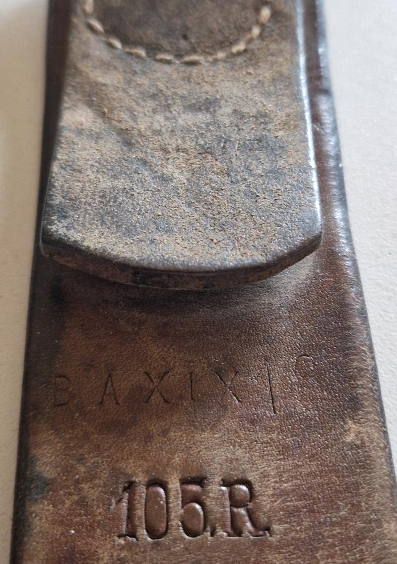Prussian Army Buckle and Unit Marked Belt — image 4