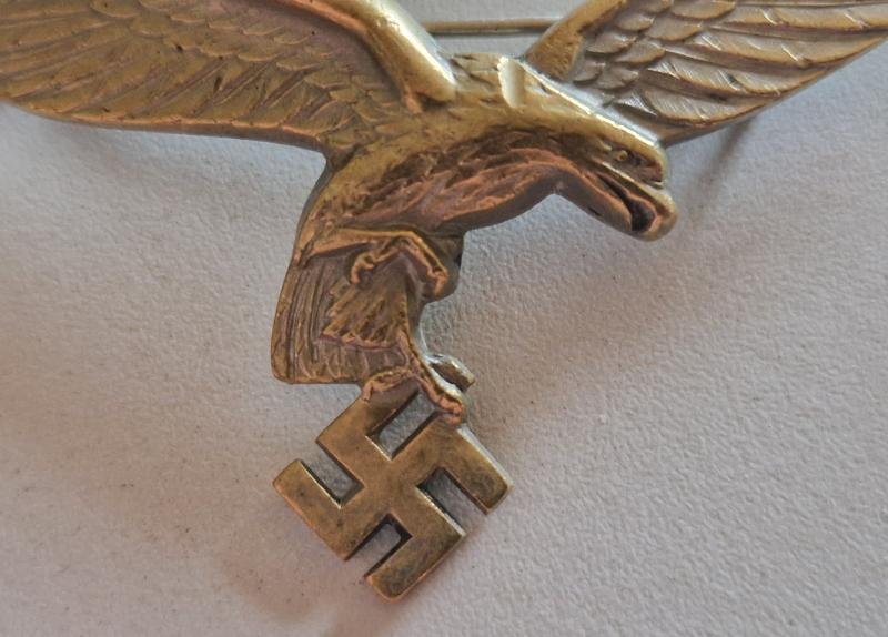 Rare Luftwaffe Drop Tail Summer Tunic Breast Eagle — image 2