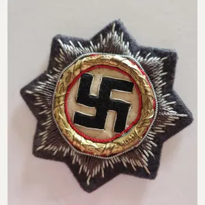 Cloth German Cross in Gold