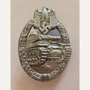 Silver Tank Badge