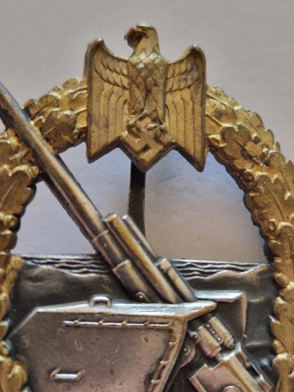 Early Coastal Artillery Badge Schwerin — image 2