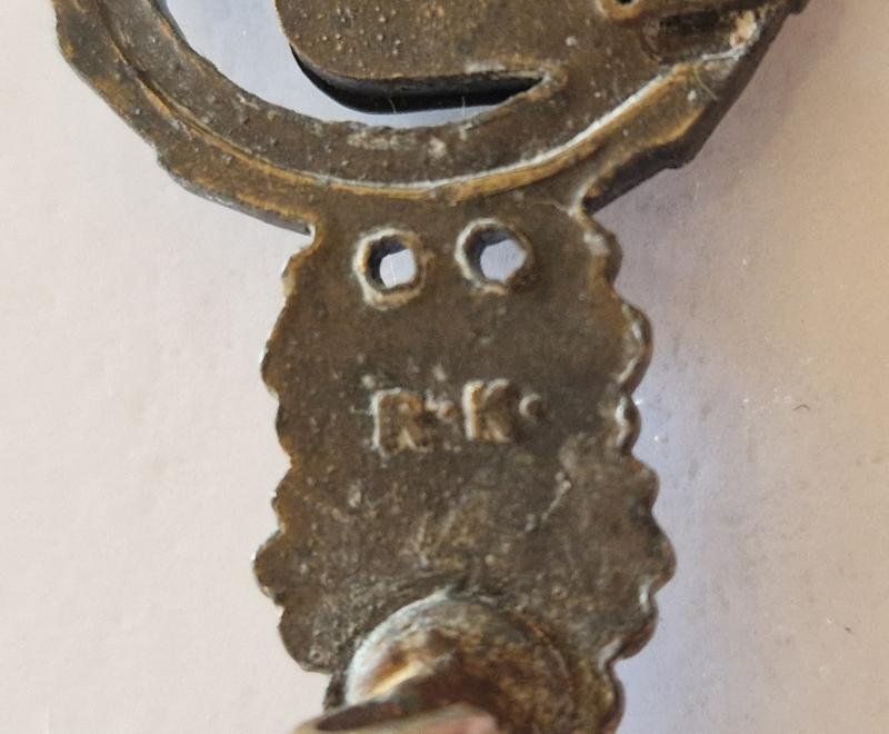 Bronze Night Fighter Clasp maker R.K — image 4
