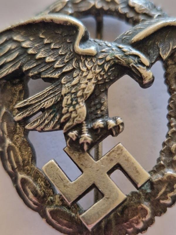 Early Luftwaffe Observers Badge — image 2
