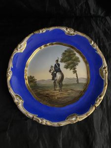 (WAS £1495) ADOLF HITLER BEDROOM PLATE (A GIFT FROM GELI …