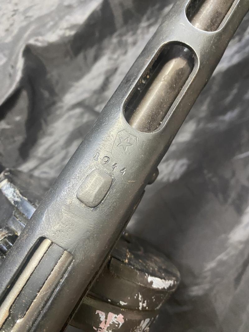 (WAS £625) DEACTIVATED MATCHING RUSSIAN/SOVIET PPSH41 SUBMACHINE GUN ( UK DEACTIVATION) — image 5