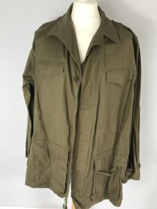 (Was £30) ORIGINAL 1955 DATED FRENCH ARMY M47 COMBAT JACKET