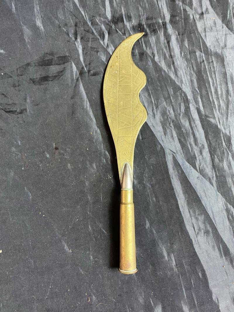 TRENCH ART LETTER OPENER — image 3