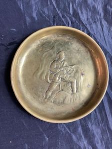 (Was £8) BRASS SOLDIER ASHTRAY