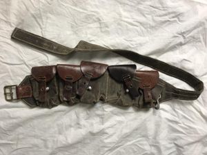 WW1 SWEDISH MAUSER 1896 ERSATZ CARTRIDGE BANDOLIER