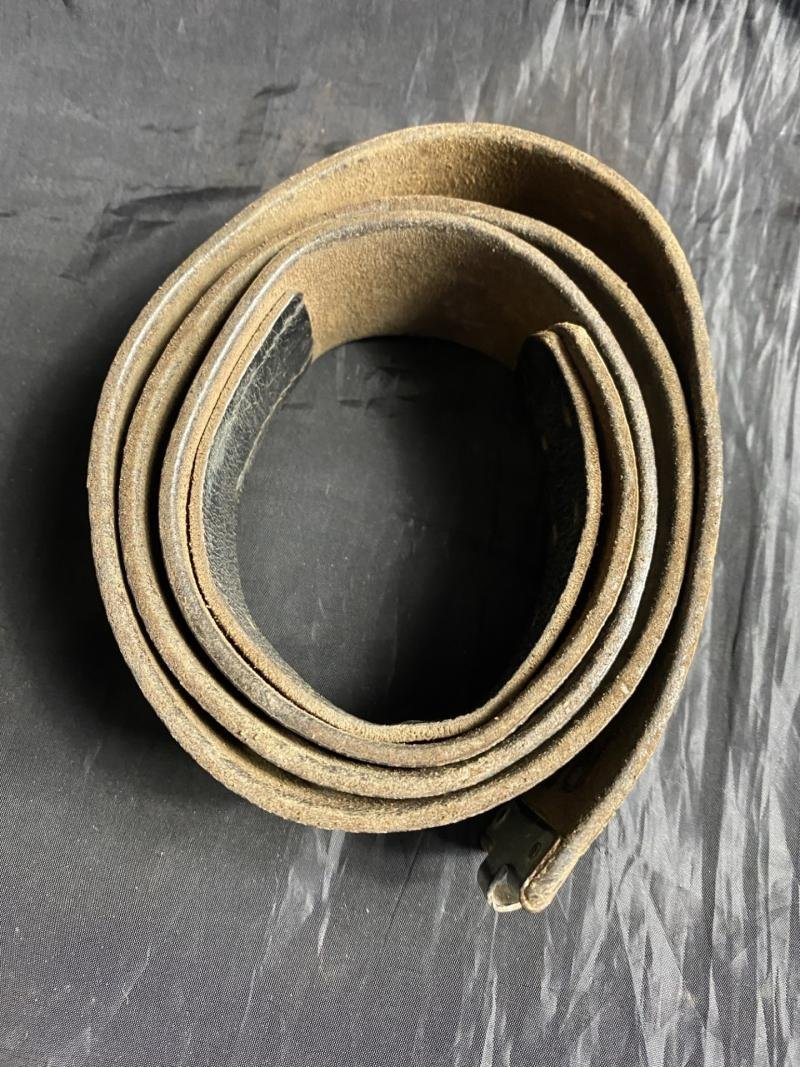 NVA GERMAN LEATHER BELT — image 2