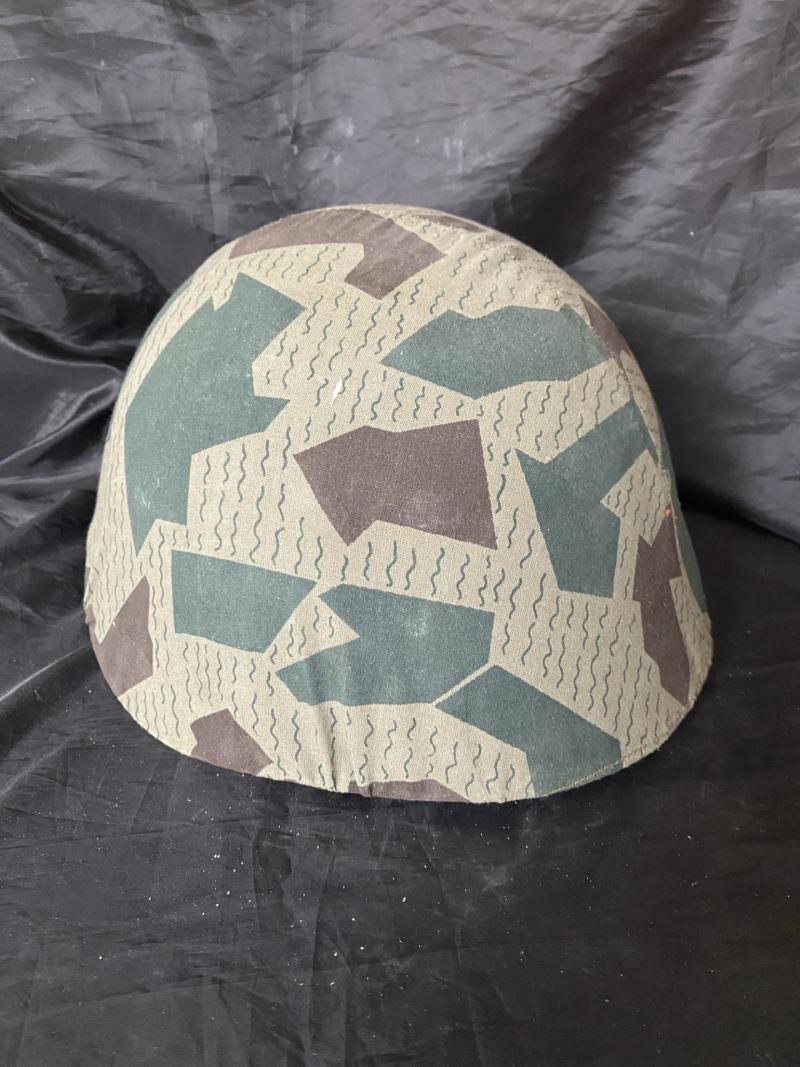 BULGARIAN M1951 COMBAT HELMET WITH CAMO COVER — image 2