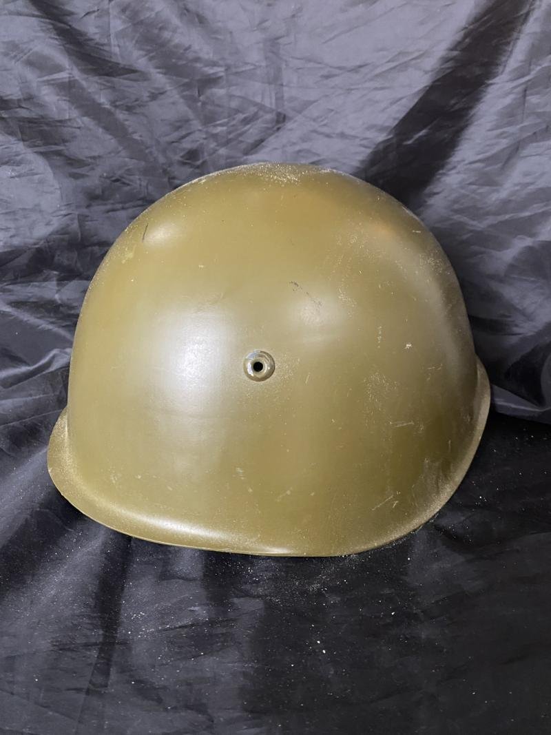 BULGARIAN M1951 COMBAT HELMET WITH CAMO COVER — image 7