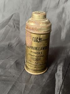 EVANS SULPHANILAMIDE POWDER TIN