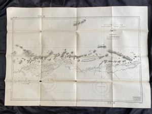 (WAS £45) JAPANESE NO.685 MAP OF TILAMUTA HARBOUR TO TANJ …