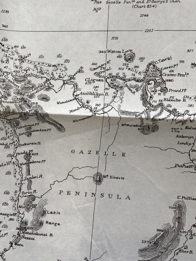 (WAS £45) JAPANESE NO.1851 MAP OF EASTERN PORTION OF BISMARK ARCHIPELAGO — image 5