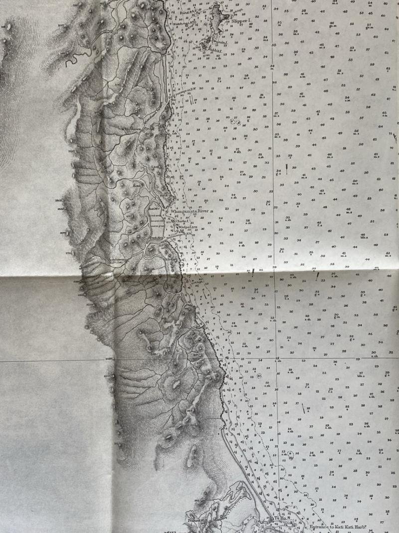 (WAS £45) JAPANESE NO.2446 MAP OF MERCURY BAY TO TOWN POINT — image 4
