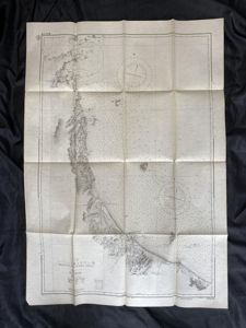 (WAS £45) JAPANESE NO.2446 MAP OF MERCURY BAY TO TOWN …